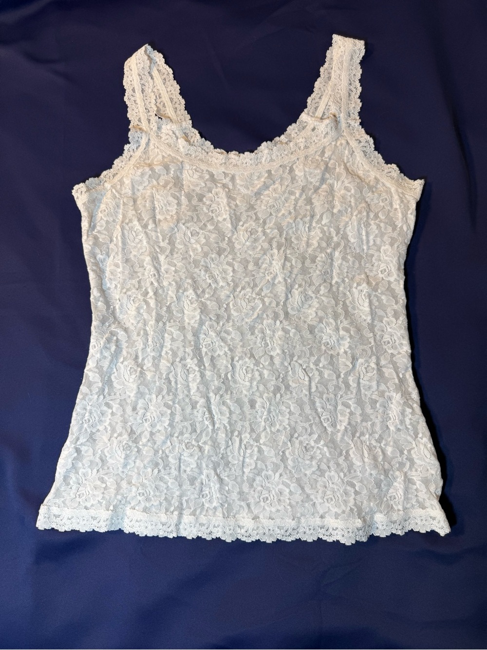 Hanky Panky White Floral Lace Camisole